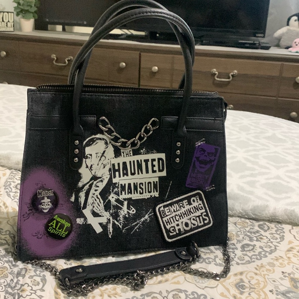 Lounge fly, haunted mansion, Crossbody purse